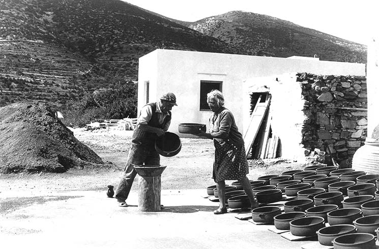 The traditional pottery workshop of Kapnisis